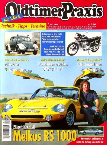 Deckblatt Oldtimer Praxis (07/2004)